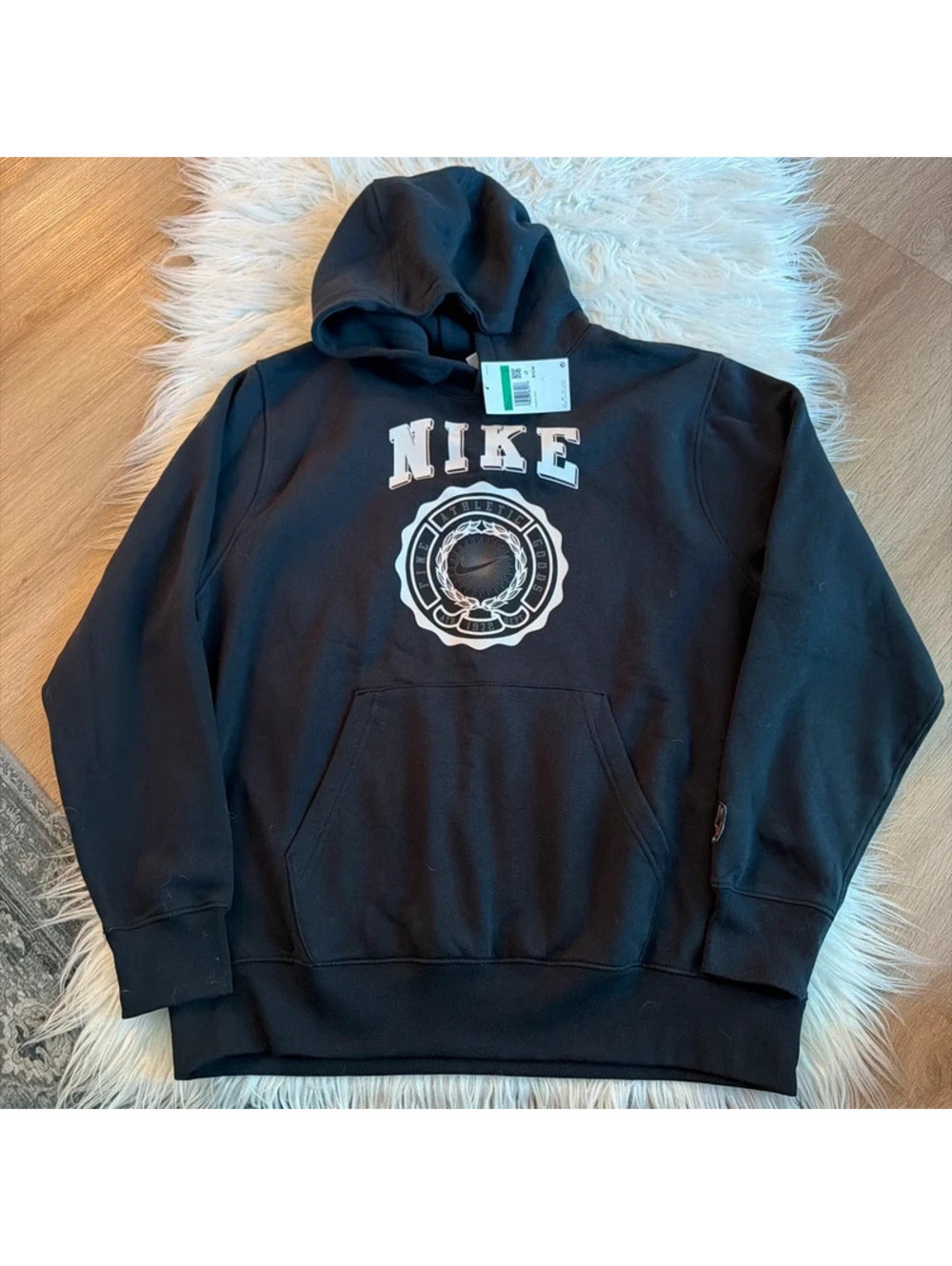 ike men’s hoodie with white logo size L